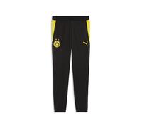 PUMA Pantalones de entrenamiento Borussia Dortmund de corte ajustado para hombre, Accesoiros, Negro, S