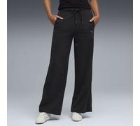 Her Comfort TR Puma - Pantalones de Cintura Alta y Pierna Ancha, Color Negro
