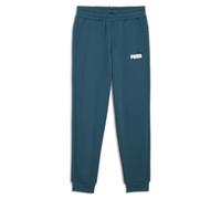 PUMA Pantalón 'ESS' petróleo / negro / blanco, Talla 152