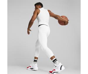 PUMA Pantalones de training de baloncesto Hoops Team para hombre, Accesoiros, Blanco, 3XL 3XL