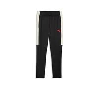 PUMA Pantalones de Training individualLIGA Hombre XS, Black Ultra Red Sugared Almond Beige