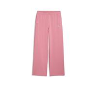 PUMA Pantalones Essentials Graphics Bedazzled de corte holgado para mujer, Accesoiros, Rosa, M