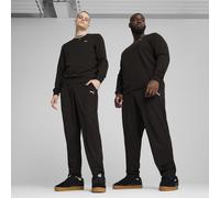 PUMA Pantalón deportivo 'Essentials' negro / blanco Sxregular negro / blanco