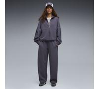 PUMA Pantalones holgados de pernera ancha HER para mujer, Ropa, Gris, XL