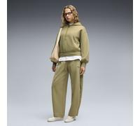 PUMA Pantalones holgados de pernera ancha HER para mujer, Ropa, Marrón, L