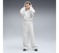 PUMA Pantalones holgados Essentials caídos y con pinzas juveniles, Accesoiros, Blanco, 13-14Y