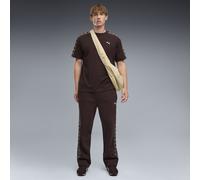 PUMA Pantalones holgados Essentials Elevated Tape para hombre, Ropa, Marrón, XXL