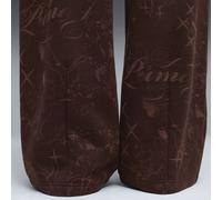 PUMA Pantalones holgados Street Glam para mujer, Accesoiros, Marrón, L L