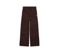 PUMA Pantalones holgados Street Glam para mujer, Accesoiros, Marrón, XS