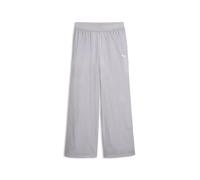 PUMA Pantalones Holgados Tejidos Sport Mujer S, Vibrant Silver Gray