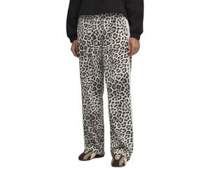 PUMA Pantalones Rectos con Estampado Integral T7 Leo Luxe Mujer XL, Alpine Snow Ice Coffee White Beige