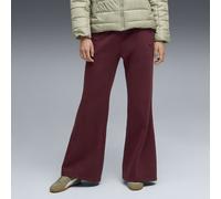 PUMA Pantalones rectos de tiro alto HER Comfort para mujer, Ropa, Rojo, M M