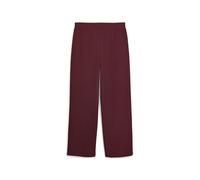 PUMA Pantalones rectos Essentials Nature 2.0 Comfort Logo para mujer, Ruby Shimmer, L L
