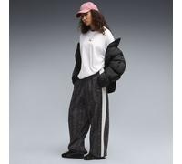 PUMA Pantalones T7 holgados con estampado de serpiente para mujer, Accesoiros, Negro, L