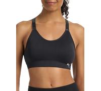 Puma Paquete de 2 brasieres Deportivos sin Costuras para Mujer, Puma Negro/Gris Jaspeado, Medium