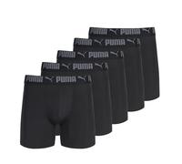 PUMA Paquete de 5 calzoncillos tipo bóxer para hombre, Negro -, Small