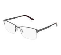 PUMA Pe0028o-002 55 Optical Frame Man Metal Marco óptico, Rutenio Oscuro Mate/Shiny Classic Havana, INTNL