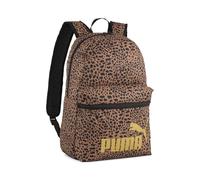 PUMA Phase Aop Backpack Mochila, Leopardo Negro Aop, Talla única Unisex adulto