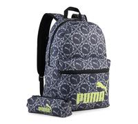 PUMA Phase Backpack Moody Gray - Smokey Gray - Geometric AOP
