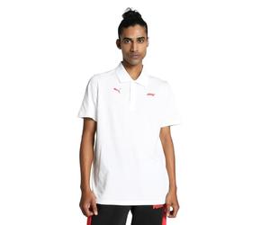 Puma Polo de Deportes de Motor de la F1 ESS Hombre XL White | Cuello clásico, diseño del equipo, apta para pista y tiempo libre, Producto oficial con licencia
