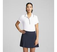 PUMA Polo de golf de manga corta CLOUDSPUN Bridges para mujer, Ropa, Blanco, L
