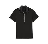 PUMA Polo de golf de manga corta CLOUDSPUN Bridges para mujer, Ropa, Negro, S