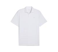 PUMA Polo de golf MATTR Houndstooth para hombre, Ropa, Blanco, 3XL 3XL