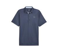 PUMA Polo de golf Pure 2.0 Circle Cat para hombre, Ropa, Deep Navy/Blanco Glow, S S