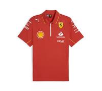 PUMA Polo del Equipo Scuderia Ferrari 2024 para Hombre - Rojo Quemado - Tamaño: M