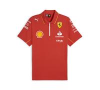 PUMA Polo del Equipo Scuderia Ferrari 2024 para Hombre - Rojo Quemado - Tamaño: XL