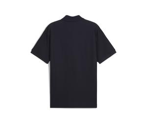 PUMA Polo de jacquard holgado PREMIUM ESS unisex, Ropa, Azul, XL XL