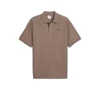 PUMA Polo de Jacquard Holgado Premium ESS Unisex XL, Totally Taupe Brown