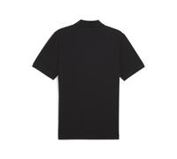 PUMA Polo de piqué Essentials con logo n.º 1 para hombre, Ropa, Negro, S S