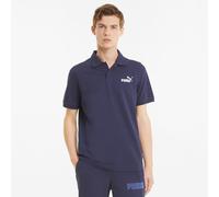 PUMA Polo de punto piqué Essentiel. Color Azul Marino