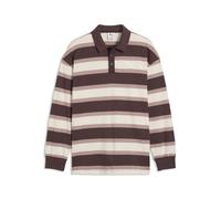 PUMA Polo de rugby de manga larga Wardrobe Essentials para hombre, Accesoiros, Blanco, XL