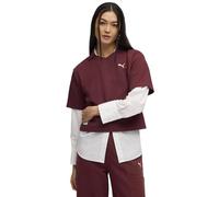 PUMA Polo Holgado Class Mujer M, Ruby Shimmer Red