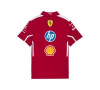 PUMA Polo Scuderia Ferrari HP 2025 Team juvenil, Ropa, Rojo, 9-10Y 9-10Y