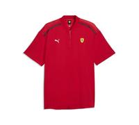 PUMA Polo Scuderia Ferrari Premium CLOUNDSPUN de Corte Holgado Hombre M, Rosso Corsa Red