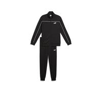 PUMA ChÃ¡ndal con ribete de poliÃ©ster para hombre, Ropa, Negro, M M