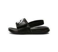 PUMA Popcat 20 Backstrap AC Inf, Slide Sandal Unisex bebé, Black White, 24 EU