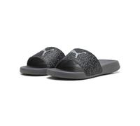 PUMA Popcat 20 Feline Slide - Sandalias para mujer, color negro y plateado, talla 9