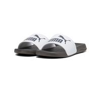 PUMA Popcat 20 H Slide - Sandalias unisex, color blanco-carbón oscuro, talla 42, Puma White Dark Coal, 43 EU