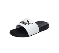 Puma - Popcat 20 Jr, Zapatos de Playa y Piscina Unisex Niños, Blanco (Puma White-Puma Black 02), 39 EU