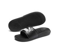 PUMA Popcat 20 Jr, Slide Sandal, Black White, 38 EU