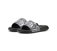 PUMA - POPCAT 20 SNAKE CHIC, Sandalias deslizantes Femenino, PUMA BLACK-PUMA SILVER,