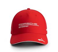 Puma Gorra Porsche Motorsport - Visera curva y logos de patrocinadores - Rojo Talla única