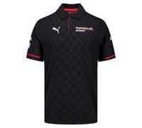 PUMA Porsche Motorsport Polo del Equipo para Hombre - Negro - Talla: M