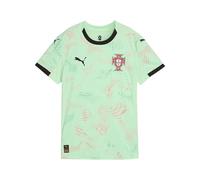 Puma - Camiseta oficial Portugal Segunda Equipación Eurocopa Femenina 2025 Mujer, Mujer, Fresh Mint-Black, L