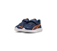 PUMA Pounce AC+ Inf Sneaker Unisex Baby, Persian Blue-Orange GLO-PUMA White 25