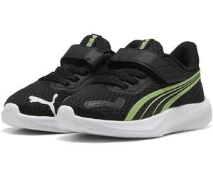 PUMA Pounce AC+ INF, Zapatillas Unisex bebé, Black-Spring Fern White, 26 EU